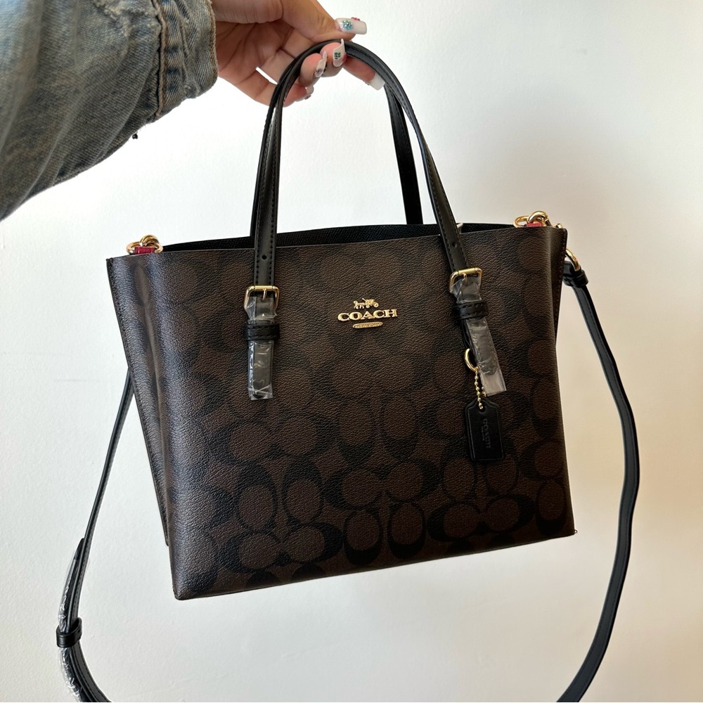 Coach Mollie Tote 25- Signature Canvas